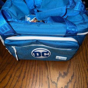 WOLFpak Blue Justice League 20L Lunch box with large DC patch